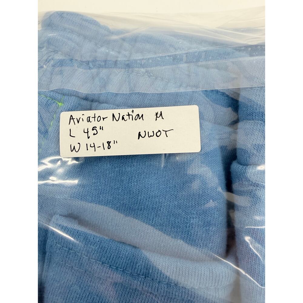 Aviator Nation Rugby Stitch Wide Leg Sweatpants - Picture 12 of 12